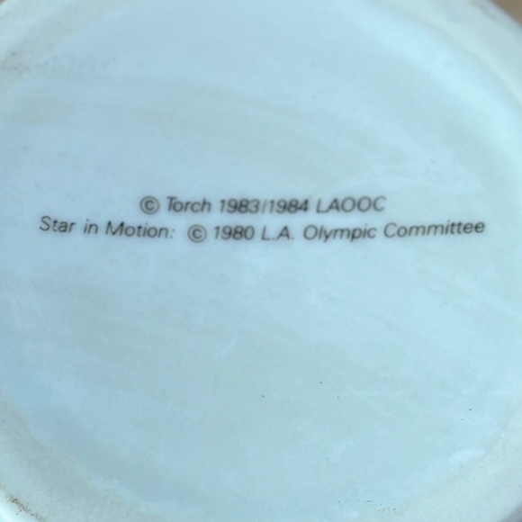 Vintage Torch 1983/1984 LA Olympic Star In Motion Mug - Picture 4 of 7